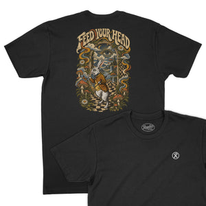 Feed Your Head T-Shirt (Inspired by Jefferson Airplane) — Black