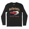 Red Barchetta Long Sleeve T-Shirt (Inspired by RUSH) - Black