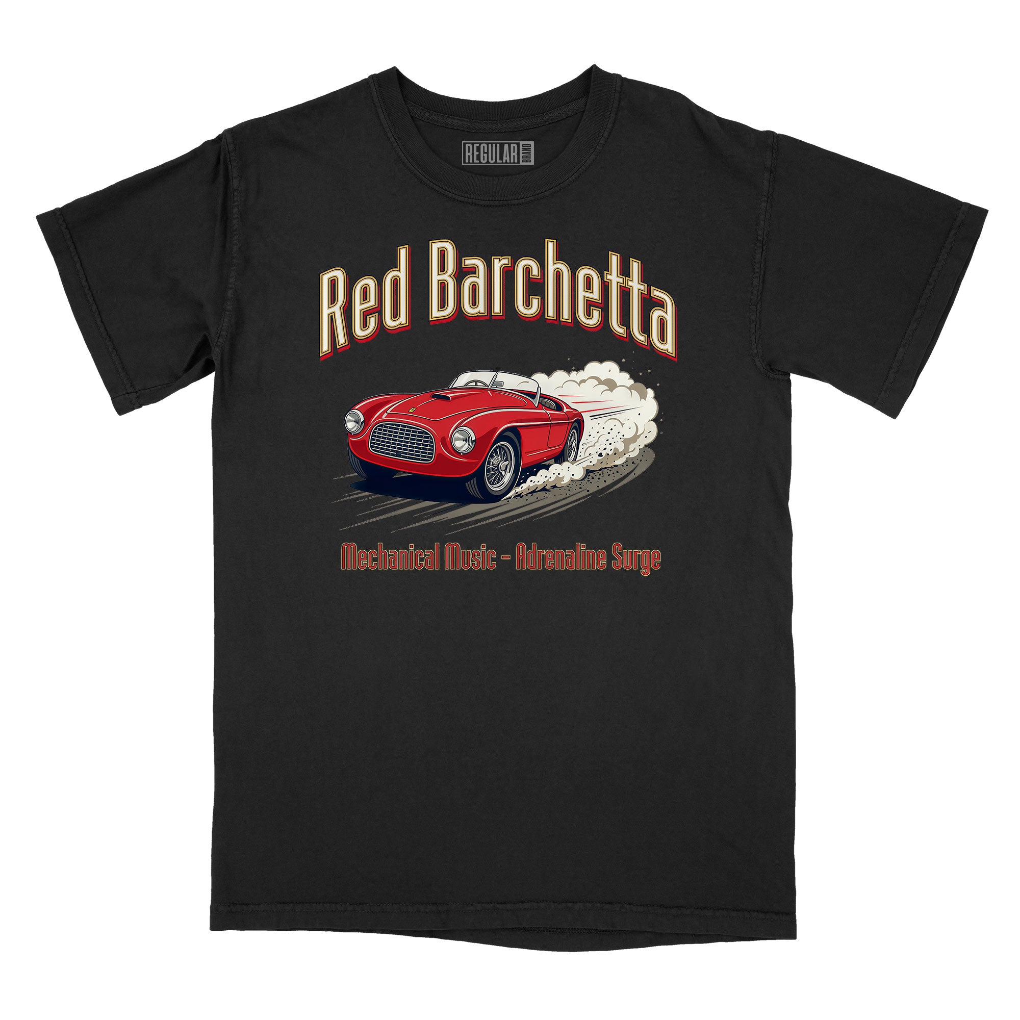 Red Barchetta Relaxed T-Shirt - Rush Inspired Prog Rock Tee | Regular Brand