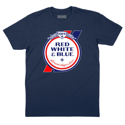 Red White & Blue Beer T-Shirt