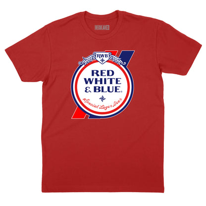 Red White & Blue Beer T-Shirt