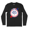 Red White & Blue Beer Long Sleeve T-Shirt - Black