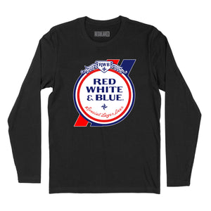 Red White & Blue Beer Long Sleeve T-Shirt