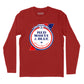 Red White & Blue Beer Long Sleeve T-Shirt