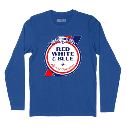 Red White & Blue Beer Long Sleeve T-Shirt