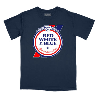 Red White & Blue Beer Relaxed T-Shirt