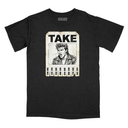 Take On Me Handbill Relaxed T-Shirt (Inspired by A-Ha)