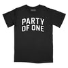 Party of One Relaxed T-Shirt - BLACK