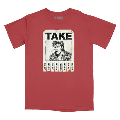 Take On Me Handbill Relaxed T-Shirt (Inspired by A-Ha)