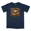 Simple Man Poison Whiskey Relaxed T-Shirt (Inspired by Lynyrd Skynyrd) - NAVY