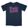 Dearly Beloved Paisley Relaxed T-Shirt (Inspired by Prince) - NAVY