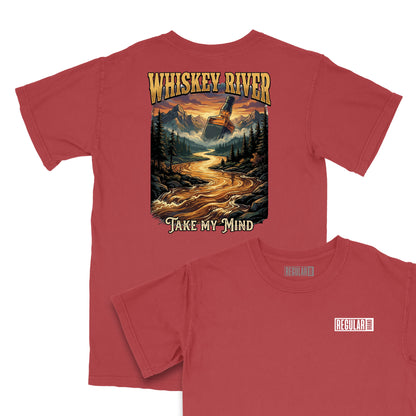 Whiskey River Relaxed T-Shirt (Inspired by Willie Nelson)