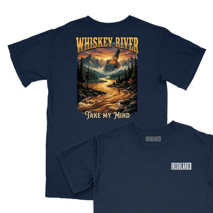 Whiskey River Relaxed T-Shirt (Inspired by Willie Nelson)