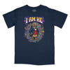 I Am He Relaxed T-Shirt (Inspired by The Beatles) - NAVY