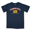 Morrison Hotel Relaxed T-Shirt (Inspired by The Doors) - NAVY