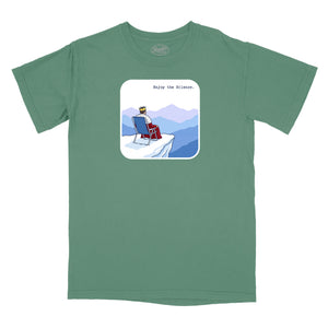 Enjoy the Silence Relaxed T-Shirt (Inspired by Depeche Mode) in Pine