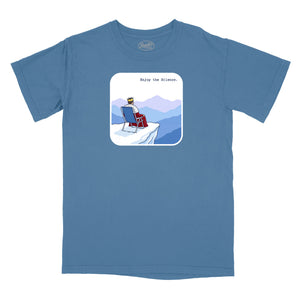 Enjoy the Silence Relaxed T-Shirt (Inspired by Depeche Mode) in Slate Grey