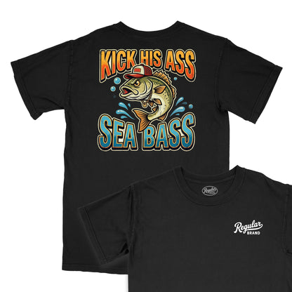 Kick His Ass Sea Bass Relaxed T-Shirt (Inspired by Dumb and Dumber)