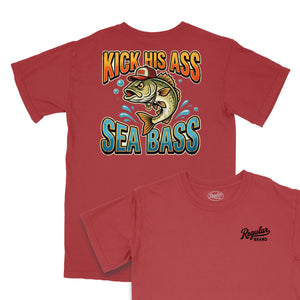 Kick His Ass Sea Bass Relaxed T-Shirt (Inspired by Dumb and Dumber)