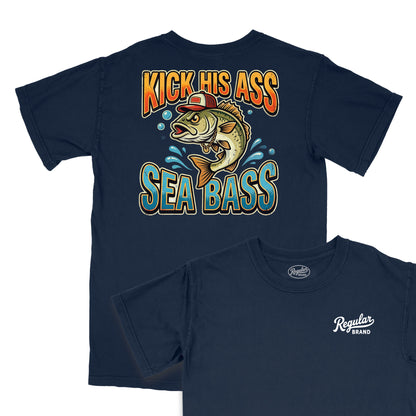 Kick His Ass Sea Bass Relaxed T-Shirt (Inspired by Dumb and Dumber)