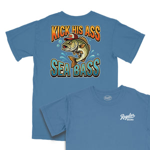 Kick His Ass Sea Bass Relaxed T-Shirt (Inspired by Dumb and Dumber)