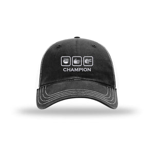 Rock Paper Scissors Champion  - Soft Mesh Trucker