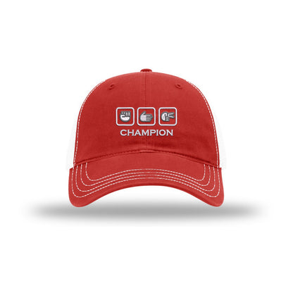 Rock Paper Scissors Champion  - Soft Mesh Trucker