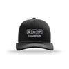 Rock Paper Scissors Structured Trucker - BLACK