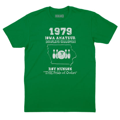 Roy Munson Iowa State Bowling Champ T-Shirt