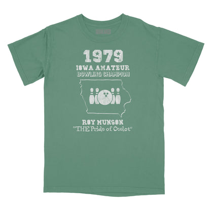 Roy Munson Iowa State Bowling Champ Relaxed Fit T-Shirt
