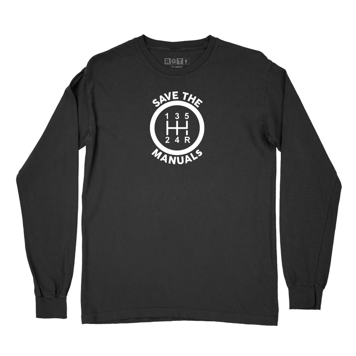 Save the Manuals - Relaxed Fit Long Sleeve Tee