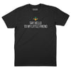 Say Hello To My Little Friend Leprechaun T-Shirt - Black
