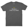 Say Hello To My Little Friend Leprechaun T-Shirt - Charcoal Heather