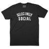 Selectively Social T-Shirt - BLACK