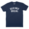 Selectively Social T-Shirt - NAVY