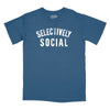 Selectively Social Relaxed T-Shirt - SLATE