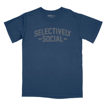 Selectively Social Subdued Premium Relaxed T-Shirt