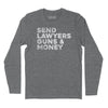 Send Lawyers Guns & Money Long Sleeve T-Shirt - Charcoal Heather