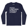 Send Lawyers Guns & Money Long Sleeve T-Shirt - Navy