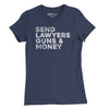 Send Lawyers, Guns & Money Womens T-Shirt - Navy