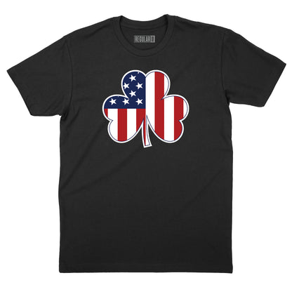 Shamrock American Flag T-Shirt