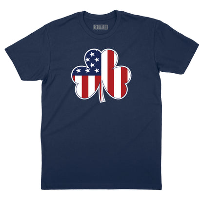 Shamrock American Flag T-Shirt