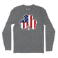 Shamrock American Flag Long Sleeve T-Shirt