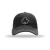 Shamrock Blackout - Soft Mesh Trucker - BLACK
