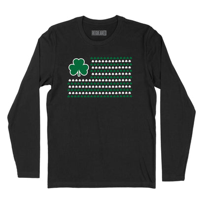 Shamrock Flag Long Sleeve T-Shirt