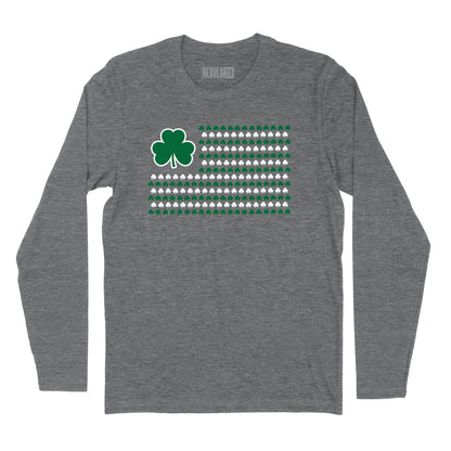 Shamrock Flag Long Sleeve T-Shirt
