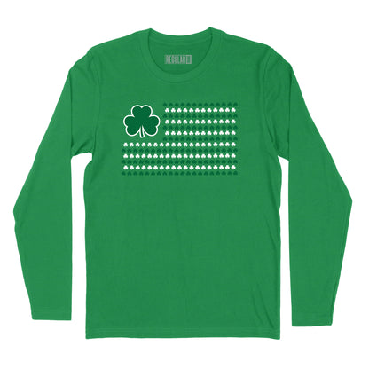 Shamrock Flag Long Sleeve T-Shirt