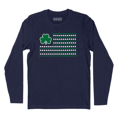 Shamrock Flag Long Sleeve T-Shirt