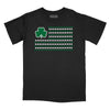 Shamrock Flag Relaxed T-Shirt - BLACK