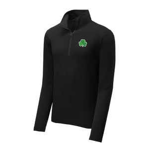 Shamrock Kelly Triblend Quarter Zip Pullover